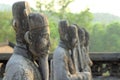 Khai Dinh Mausoleum statues