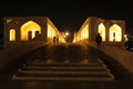 Khaju bridge in night