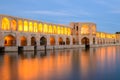 Khaju-Bridge at sunset