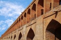 Khaju Pol-e Khaju Bridge in Isfahan. Heritage of Iran. Ancient Persia.