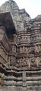 Khajuraho Temple and erotic carving on the exteriors