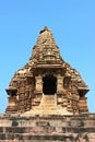 Khajuraho temples and their erotic sculptures, India Royalty Free Stock Photo