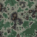 Khaki, beige and green halftones camouflage seamless vector background texture Royalty Free Stock Photo