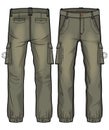 Khaki cargo pants