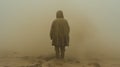 Khaki Fog A Futuristic Installation Of Monochromatic Contemplation