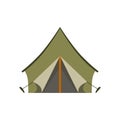 Khaki Tarpauline Camping Tent