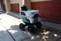 Khalif, Serve Robotics Delivery. Serve Robot Delivering Food to Customer