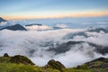 The Khaliya Top located near Munsiyari in Pithoragarh district of Uttarakhand. Royalty Free Stock Photo