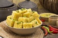 Khaman Dhokala Royalty Free Stock Photo