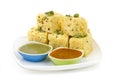 Khaman Dhokala Royalty Free Stock Photo