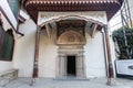 The main intrance to the council hall in Khan`s Bakhchisaray Palace, Crimea