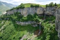 Khan waterfall, Matla plateau. Dagestan Royalty Free Stock Photo