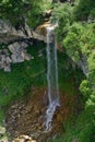 Khan waterfall, Matla plateau. Dagestan Royalty Free Stock Photo