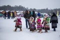 Khanty and Mansi people at the Reindeer