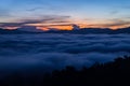 Khao Khai Nui, Sea of fog in the winter mornings at sunrise, New landmark to see beautiful scenery at Thailand