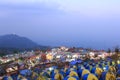 Khao Kho,Phetchabun province Thailand,In winter there are many tourists with camping on the hill