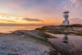 Khao Lak light Beacon,Khao Lak lighthouse at sunset ,Phang Nga, Thailand