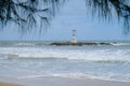 Khao lak lighthouse at Phang Nga Province