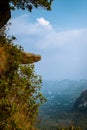 Khao Ngon Nak Nature Trail Krabi Thailand or Dragon Crest, viewpoint on the top of a mountain in Krabi, Thailand