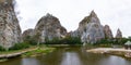 `Khao Ngu Stone Park` Ratchaburi Thailand Royalty Free Stock Photo