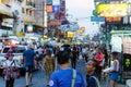 Khao San Road in Bangkok Royalty Free Stock Photo