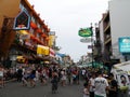 Khao San Road The popular famously described as the centre of the backpacking universe in Bangkok Royalty Free Stock Photo