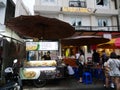 Khao San Road The popular famously described as the centre of the backpacking universe in Bangkok Royalty Free Stock Photo