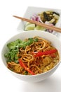 Khao soi , curry noodles , thai food Royalty Free Stock Photo