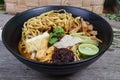 Khao soi , curry noodles Royalty Free Stock Photo