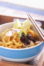 Khao soi curry thai noodle.