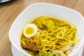 Khao soi Thai Crispy Noodle chicken curry