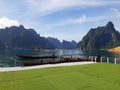 Khao Sok National park or little Guilin of Thailand view at Ratchaprapa Dam