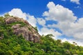 Khao Takiab mountain, Hua Hin, Thailand on blue sky and cloud in