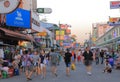 Khaosan Road Bangkok Tourism Royalty Free Stock Photo