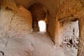 Kharanaq mud-brick village in Iran