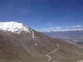 Khardungla Pass. The highest road in the World. Leh, Ladakh, India. Royalty Free Stock Photo