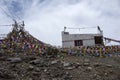 The Khardungla pass between Leh and Diskit in Ladakh, India Royalty Free Stock Photo