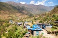 Kharikhola village, Nepalese Himalayas mountains