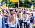 People celebrate Vyshyvanka Day, Kharkiv, Ukraine