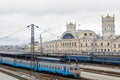 Kharkiv railway terminal and trains, Ukraine