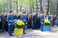 Kharkiv, Ukraine Ã¢â¬â 26 april, 2018: Moleben and laying flowers