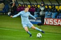 KHARKIV, UKRAINE - December 06, 2017: Phil Foden during the UEF