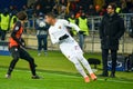 KHARKIV, UKRAINE - FEBRUARY 21, 2018: Bruno Peres during UEFA Ch Royalty Free Stock Photo