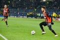 KHARKIV, UKRAINE - FEBRUARY 21, 2018: Facundo Ferreyra player du