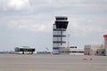 The control tower of Kharkiv Airport