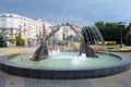 Monument to the Lovers, which is located on Pushkinskaya Street.