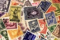 Old post stamps of Argentina.