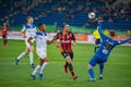 Defender Ismaily of Shakhtar Donetsk in attack Royalty Free Stock Photo