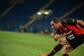 Ismaily Goncalves defender of Shakhtar Donetsk drives the ball during the Ukraine premier League Royalty Free Stock Photo