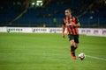 Ismaily Goncalves defender of Shakhtar Donetsk drives the ball during the Ukraine premier League Royalty Free Stock Photo